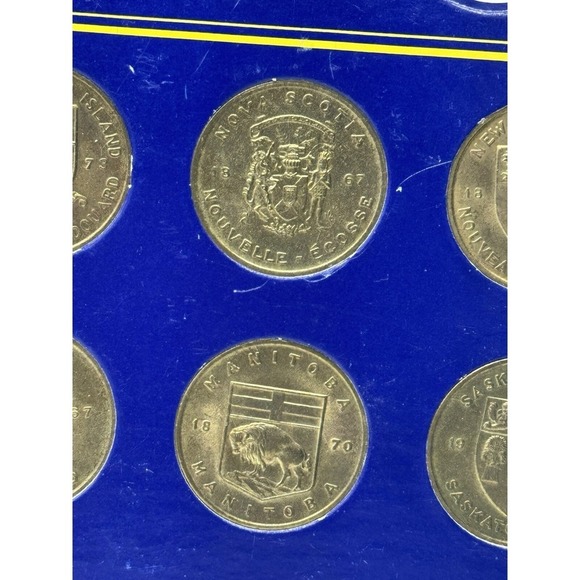 SHELL COAT OF ARMS FLORAL EMBLEMS OF CANADA COLLECTOR SET COMPLETE -Read - Picture 4 of 12